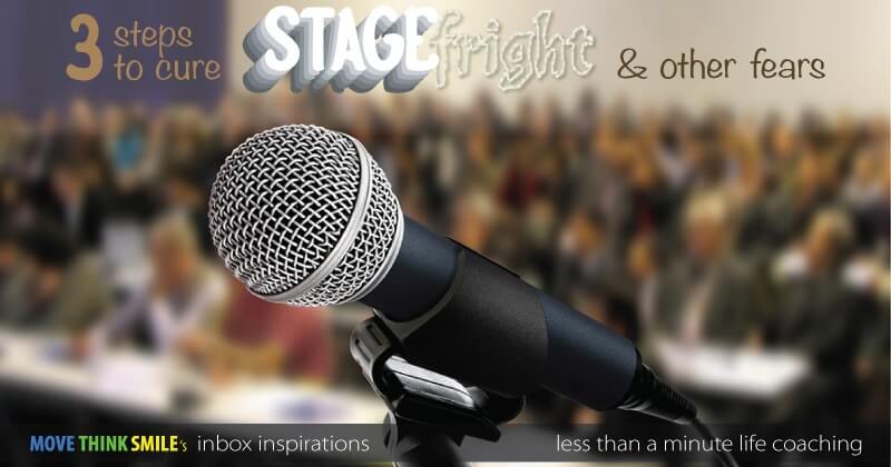 3 Steps to Cure STAGE FRIGHT & Other Fears