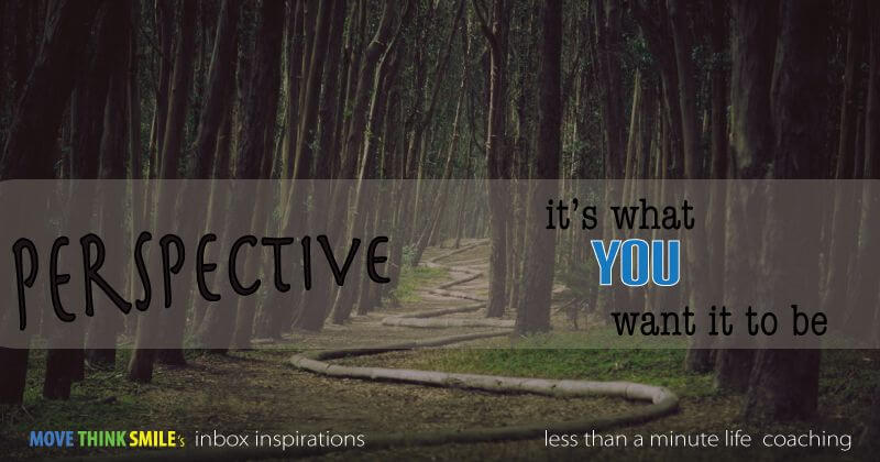 Perspective . . . it’s what YOU want it to be!